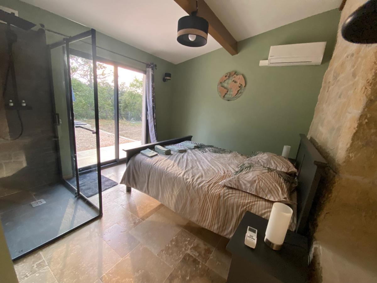Appartement De Charme Avec Jaccusi Vezenobres Exteriör bild